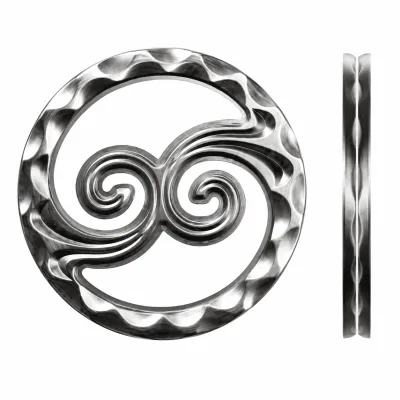 Forged flower d 117 mm