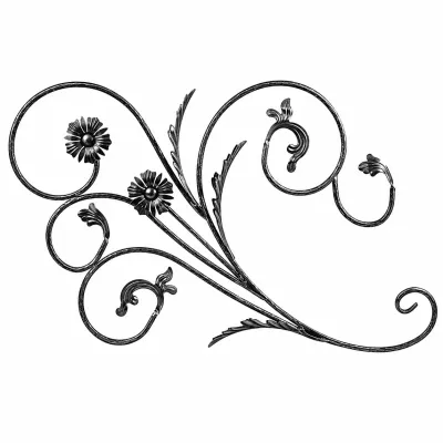 Rosette forged 980x630mm