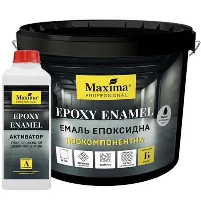 Емаль епоксидна двокомпонентна EPOXY ENAMEL Maxima PROFESSIONAL
