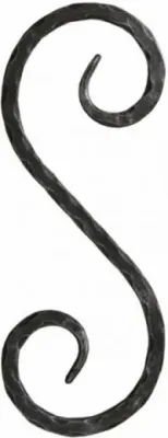 Forged curl 195x75mm