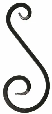 Forged curl 240x90 mm