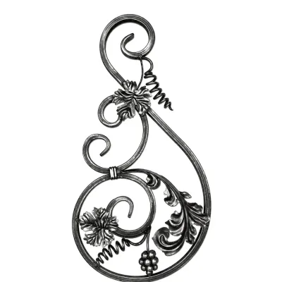 Rosette forged 600x300mm