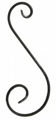 Forged curl 160x70mm