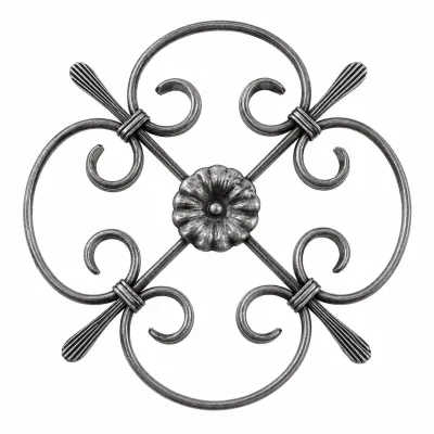 Rosette forged 420x420mm