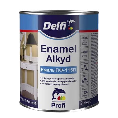 Емаль алкідна ПФ-115 П Delfi