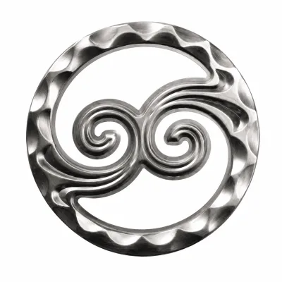 Forged flower d 117 mm