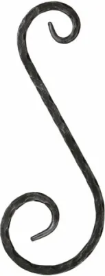 Forged curl 160x70 mm