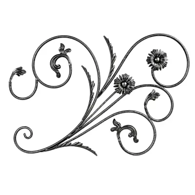 Rosette forged 980x630mm
