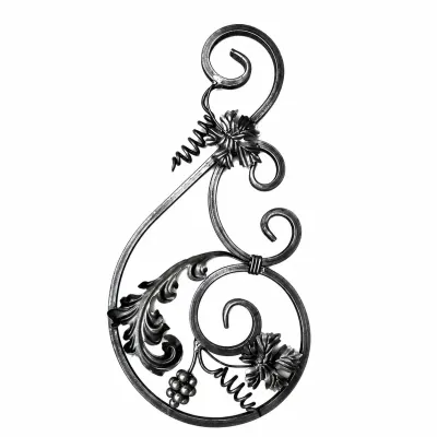 Rosette forged 600x300mm