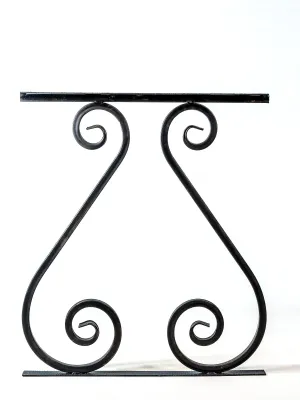 Set of side panels "Wrought iron table"
