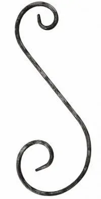 Forged curl 160x70 mm
