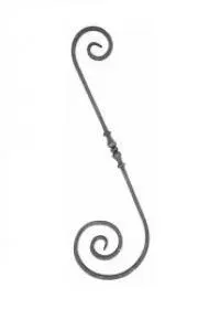 Rack 800x240 mm Square 12x12 mm decor