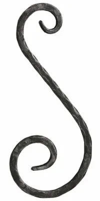 Forged curl 240x90 mm