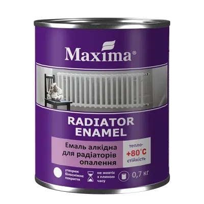 Емаль алкідна для радіаторів опалення Maxima