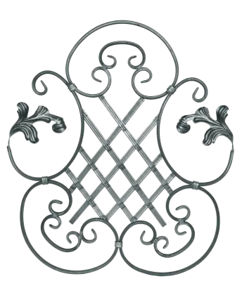 Rosette forged 715x670mm