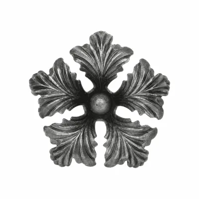 Forged flower 84x80 mm