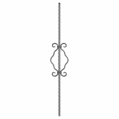 Rack 950x165mm Material 12x12mm/12x6mm