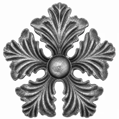 Forged flower 133x128 mm