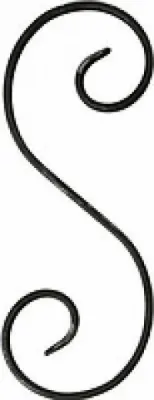 Forged curl 195x75mm