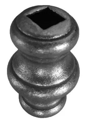 Dysza jest kuta o wymiarach 64x43 mm