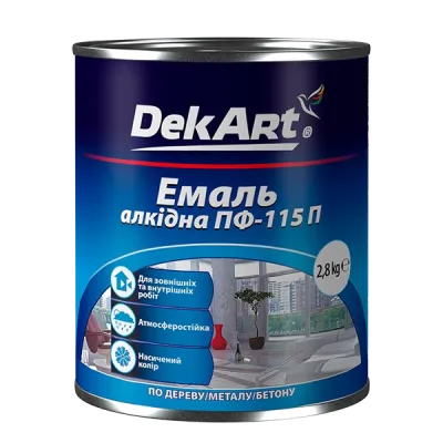 Емаль алкідна ПФ-115 П DekArt