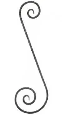 Rack 800x240 mm Square 12x12 mm decor