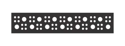 Меандр декоративний 2490х100мм